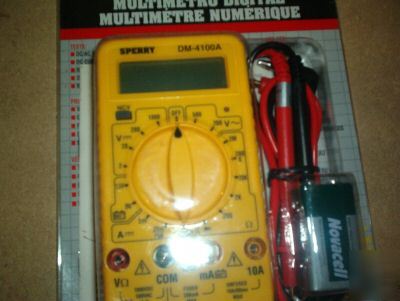 Sperry digital multimeter dm-4100A 18 range 6 function 