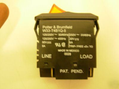 Tyco potter & brumfield switchable circuit breaker W33