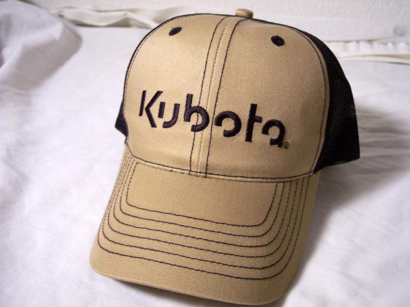 New kubota tractor embroidered trucker mesh hat cap