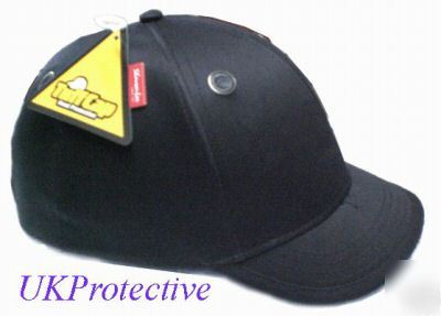 New tuffcap safety bump cap / baseball cap - black