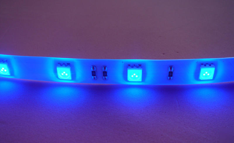 12V 60CM 24PCS blue 5050 smd led strip