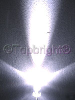 200X ultrabright white led 5MM 15,000MCD free r&s/h