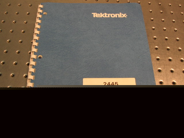 G30899 tektronix 2445 operator's manual