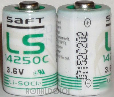 15 saft 14250C 14250 c 3.6V 1/2AA battery lot mac apple