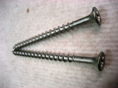 6 x 1-1/4 ph coarse thrd decking screw dacrotized 5LBS