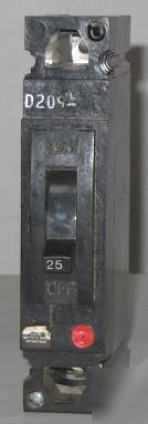 G.e. TED113025 25A/1P/277V/14K a.i.c. circuit breaker