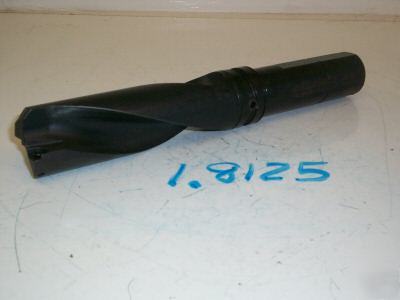 Used valenite val-u-dex carbide insert drill 1.8125''