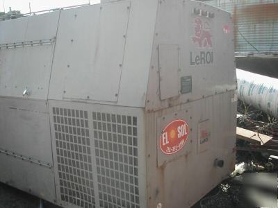 Leroi 1000 cfm diesel air compressor caterpillar engine