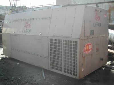 Leroi 1000 cfm diesel air compressor caterpillar engine