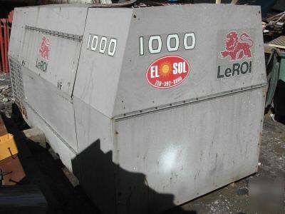 Leroi 1000 cfm diesel air compressor caterpillar engine