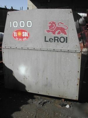 Leroi 1000 cfm diesel air compressor caterpillar engine