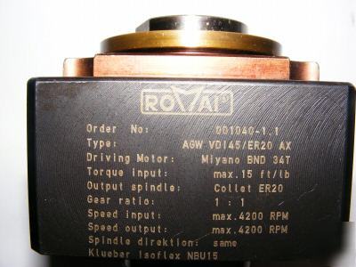 Romai live lathe tooling miyano agw VDI45/ER20 ax flush