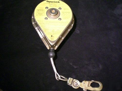 Rose/msa 30-ft ss dyna-lock self-retracting lanyard