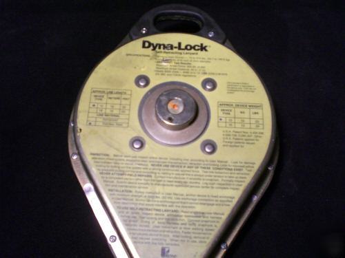 Rose/msa 30-ft ss dyna-lock self-retracting lanyard