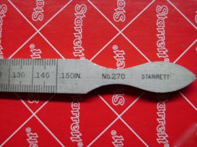 Starrett #270 taper guage 6