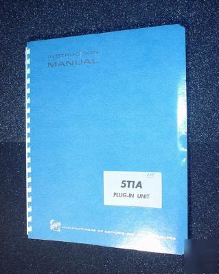 Tektronix 5T1A original service(instruction) manual