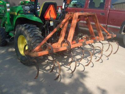 Track scratcher or spring tine harrow , food plots