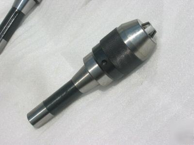 1/8- 5/8 keyless drill chuck integral R8 self tight cnc