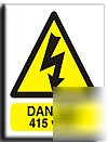 415 volts signn-adh.vinyl-300X400MM(wa-021-am)