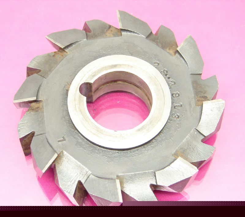4 x 7/8 machinist staggered tooth side milling cutter