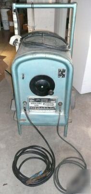 Lincoln ideal arc shop welder model # 250 on cart