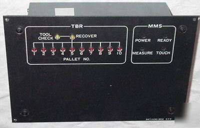 Mazak H12 F6MB tool change monitor tbr led panel __