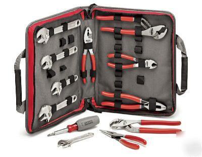 Ridgid hand tool kit, 12 piece with case 20243
