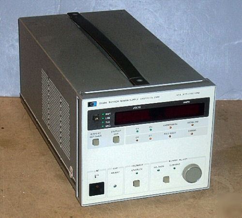 Agilent / hp 6038A autoranging dc power supply 60V/10A