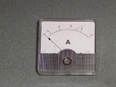 Laboratory ammeter, large face.