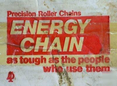 New acme #120X10 foot roller chain w/sprocket+bushing 