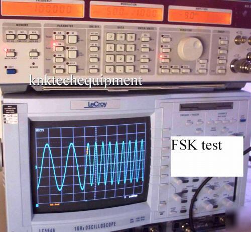 Rohde & schwarz rf generator/sweeper 100KHZ-1GHZ