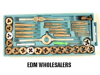 Tap and die - 40 piece set - sae standard tool kit