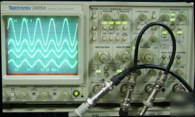 Tektronix 2465A 350 mhz 4-channel scope, certified