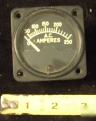 Vintage weston a.c. amperes meter nos no 