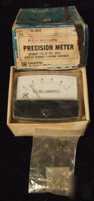 Vintage calectro dc microamperes meter very good 