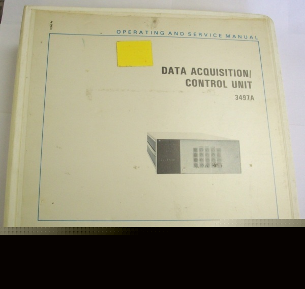Hp 3497A data acquisition unit op and serv manual