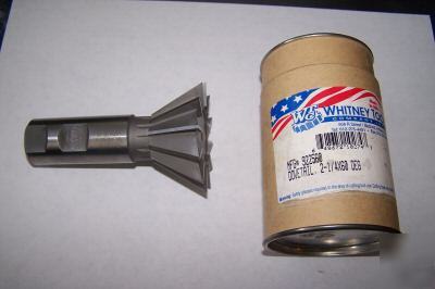 2-1/4 dia. 60 degree dovetail cutter, whitney tool co.
