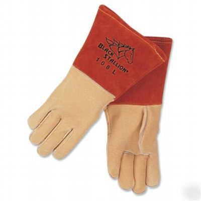 Black stallion welding gloves size large