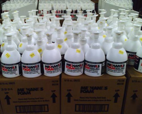 Lot 6/16 oz mechanics foam cleaner/degreaser hand soap