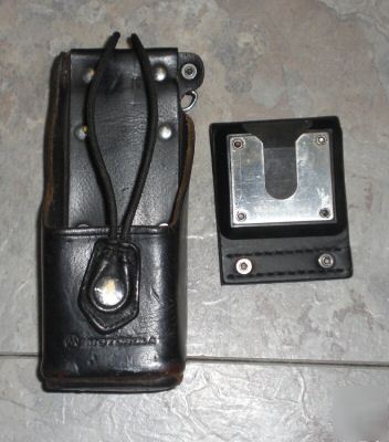 Motorola radio holder NTN8036A leather case ht-1000 