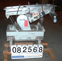 Used: witte screener, stainless steel, single deck, 2 s