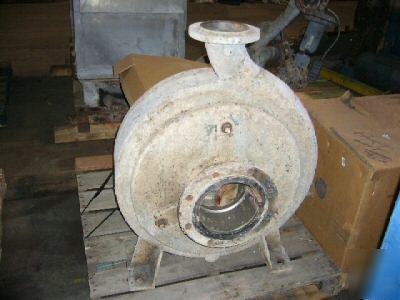 Itt a-c 8 in x 4 in centrifugal pump ss impeller 75 hp