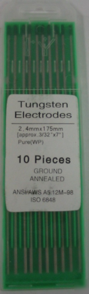 New Tungsten Electrodes 3 32 X 7 Pure Photo 