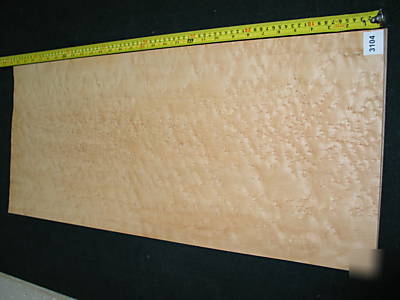 1/32TH thick birdseye maple veneer 30 sq. ft. lot 3104