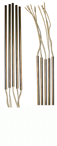 Heating element rods 250 watts 105 volts lot of 10