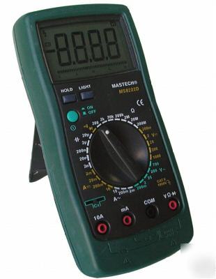 New mastech digital multimeter capacitance meter 