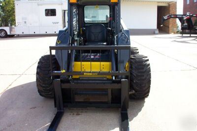 Skid steer pallet forks construction attachments cal-48