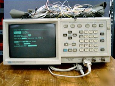 Used hp 1631D logic analyzer with pods digitizing scope