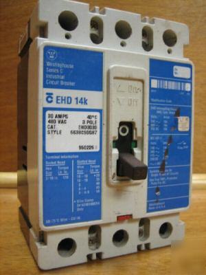 Westinghouse circuit breaker ehd EHD3030