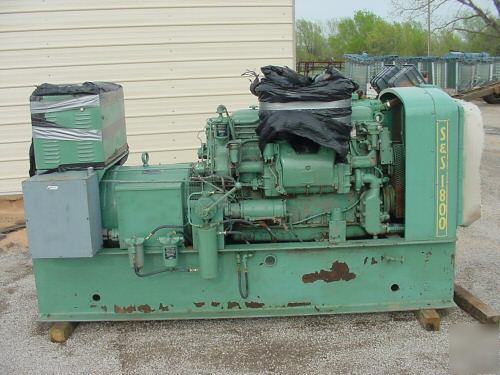 100 kw delco gm diesel generator low hours